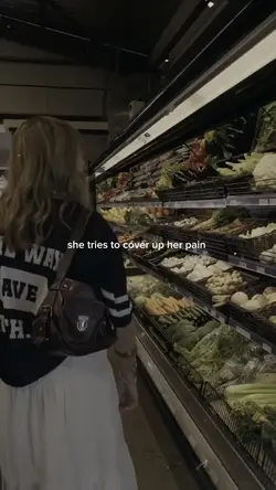 she tries to cover