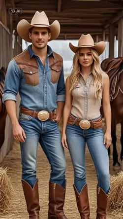 Cowboy Couple Ai 