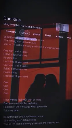 one kiss