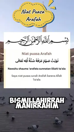Niat Puasa Arafah