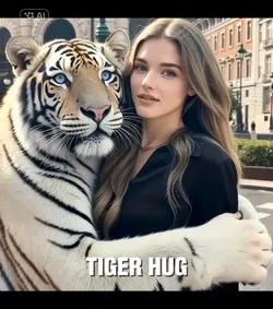 AI Tiger Hug