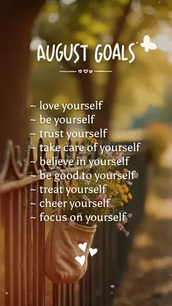 August Goals