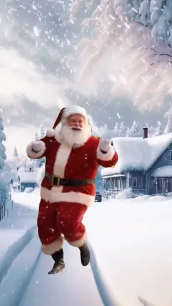 Le père Noel danse 