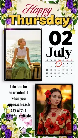Thursday 2 July 2026
