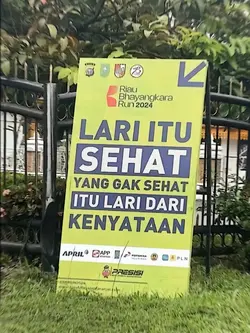 Lari itu sehat yang