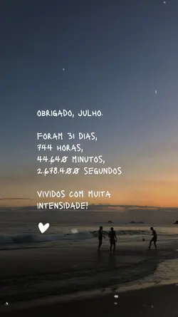 Obrigado, Julho