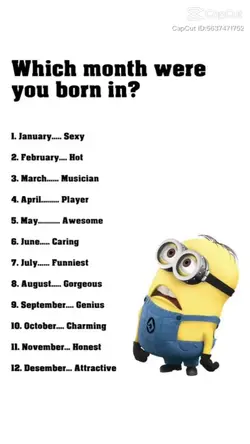 what month wr u born