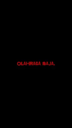 KALAU GABUT OLAHRAGA