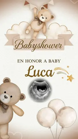 babyshower oso teddy