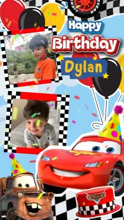 Cumpleaños cars