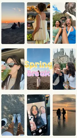 spring break scroll