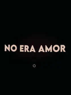 NO ERA AMOR