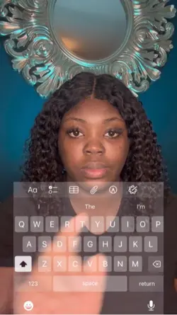 iPhone keyboard