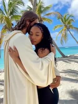 Jesus hug me 
