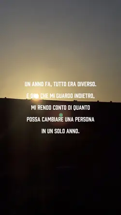 Un anno fa..