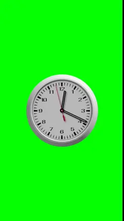 Rotating clock meme