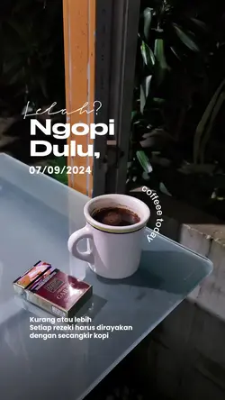 Lelah? ngopi dulu