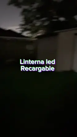 Linterna recargable 