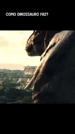 Como dinossauro faz 