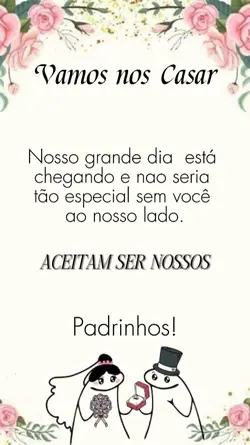 Convite p/ padrinho