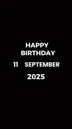 BIRTHDAY SEPTEMBER 