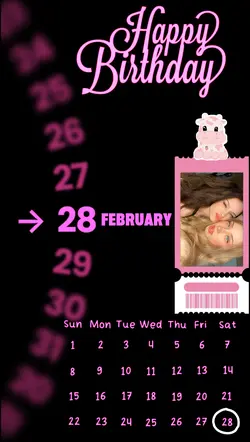 HBD 28 FEBRUARY