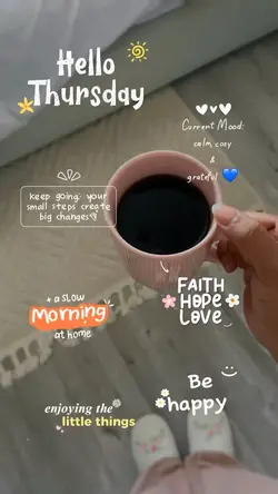 Hello Thursday 🤍