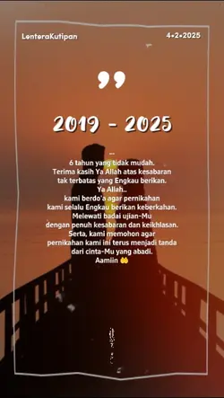 6 Tahun Bersamamu