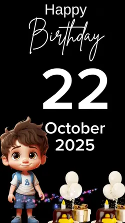 HBD My Son 22 Oct