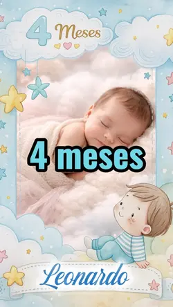 Mêsversário 4 meses