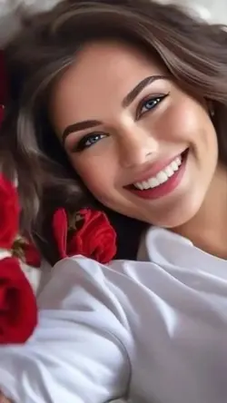 você sorrindo