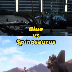 Blue vs Spinosaurus 