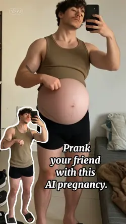 AI prank Pregnant