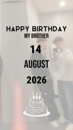 bday my brother