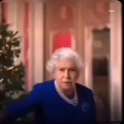 Queen dancing text