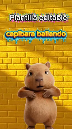 capibara bailando