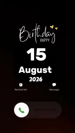 Hbd 15 August 2026