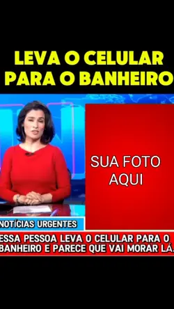 caga com o celular 