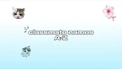 classmate names