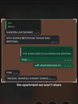 apart we won't share