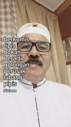 berkumis tipis bukan