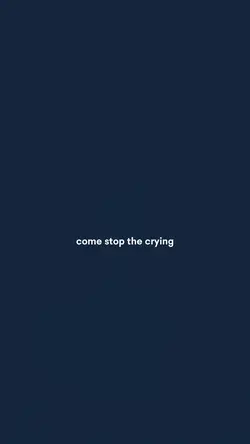 dont’ you cry 