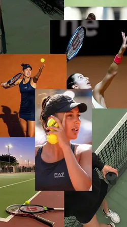 tennis collage