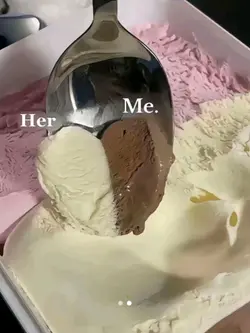 es cream, her vs me