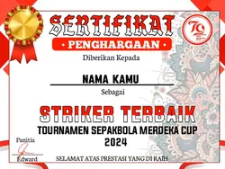 sertifikat striker 