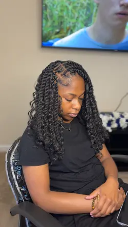 Invisible Locs Boho