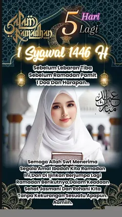 5 hari lagi syawal
