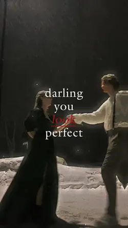 you look perfect