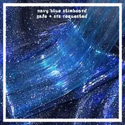 navy blue stimboard