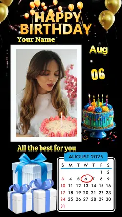birthday 6 August 